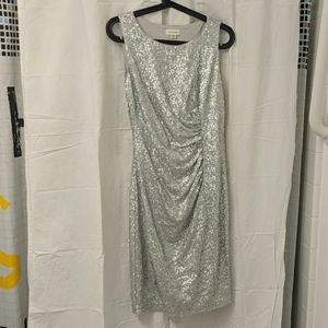 Silver Sequin Calvin Klein Dressy Dress!